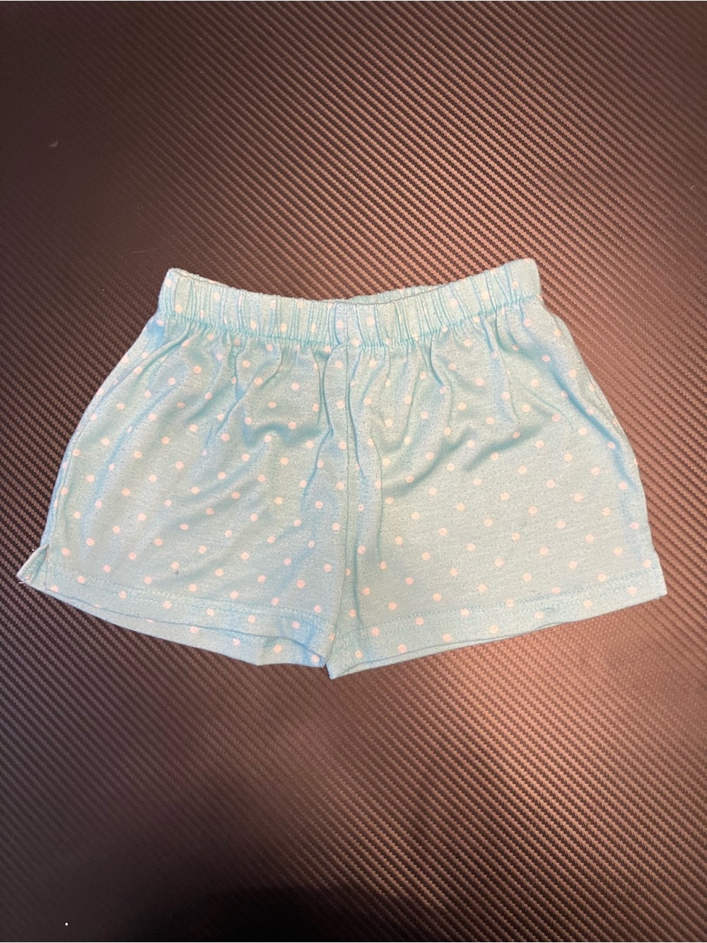 Light Blue Polka Dot Kids’Shorts